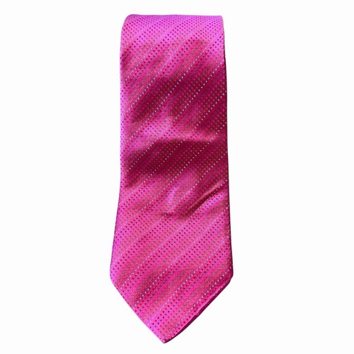 Thomas pink silk tie magenta - thomas,